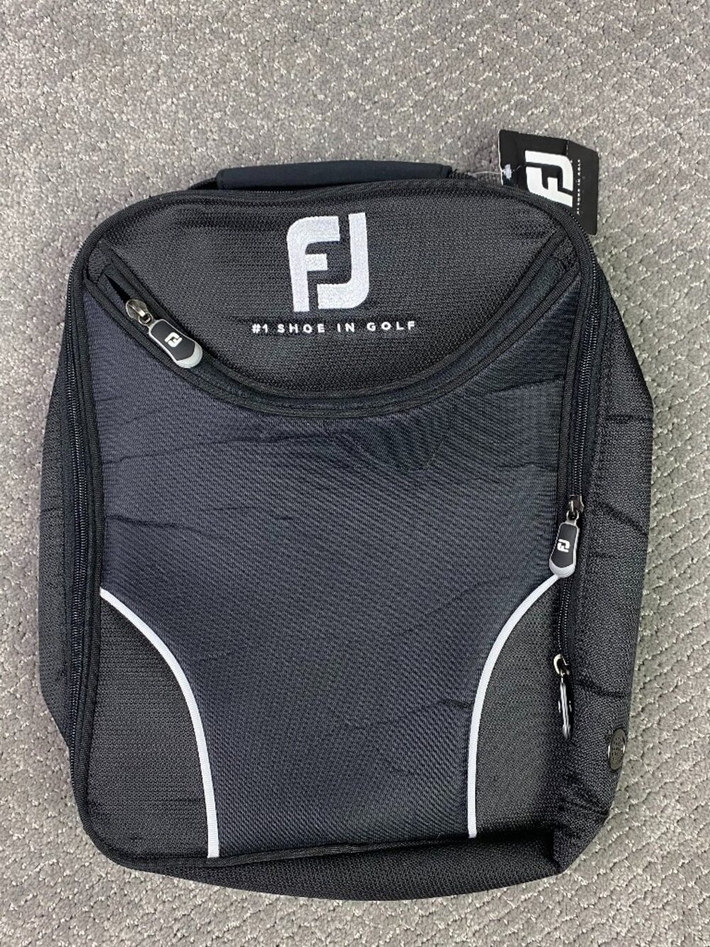FootJoy Deluxe Shoe Bag Black Golf 16" x 12"